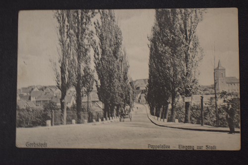 Gerbstedt pappelallee - ak,