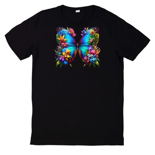 Shirt blumen schmetterling - t-shirt,