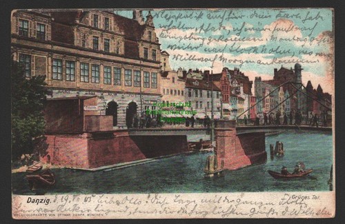 147374 danzig neufahrwasser - ak,
