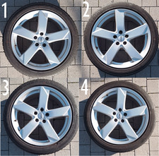 4 St. Citroën C5 Alufelgen RIAL 19 Zoll + Winterreifen komplett 235/45 R19 99V