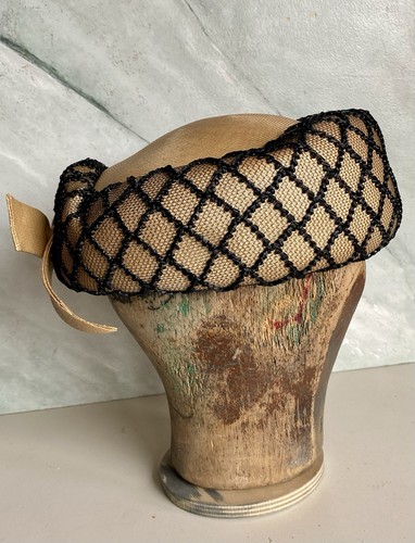 Strohkappe vintage aus - vintage,