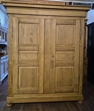 Antiker Schrank Weichholz Kleiderschrank Bauernschrank