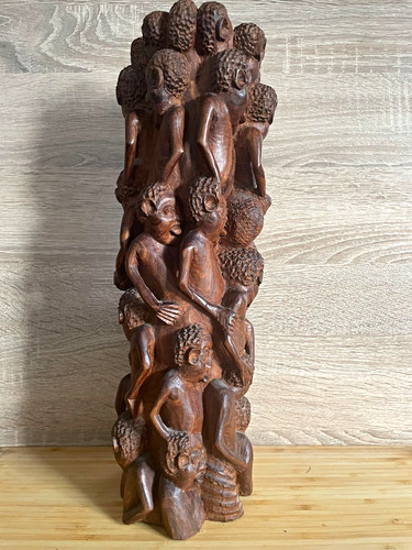 Afrikanische holzskulptur - afrikanische,