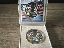 1oz  USA Silber Eagle 2017coloriert