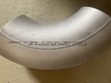 90° Bogen Rohr 114,3 x mm x 2mm Edelstahl