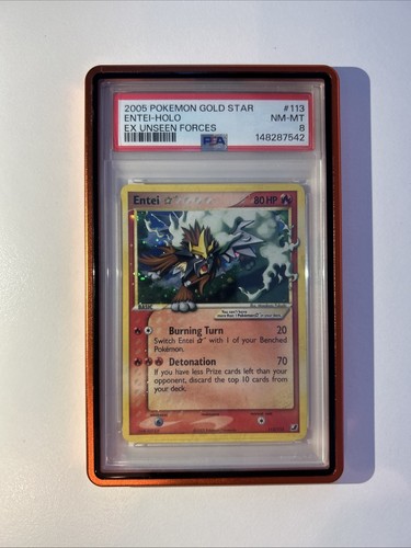 Entei gold star holo - entei, ex