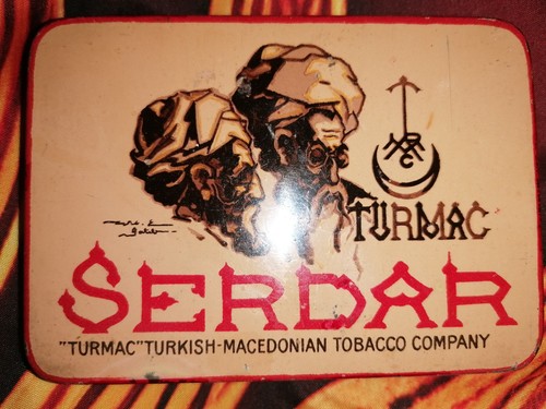 Antike blechdose turmac serdar - turmac,