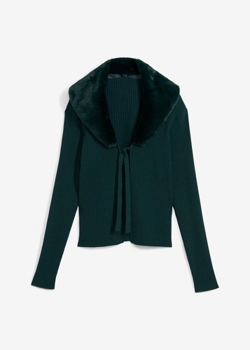 Neu strickjacke mit webpelz - neu,