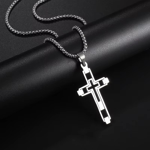 Edelstahl kreuz jesus - edelstahl,