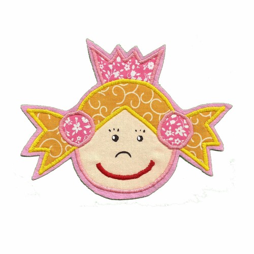 Prinzessin aufnäher rs - aufnäher, rs#
