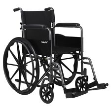 NEU MobilityPlus+ Explorer selbstfahrender Faltrollstuhl Black Mag Wheels
