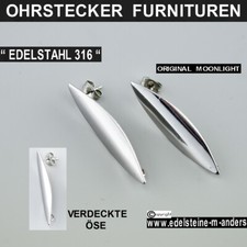 Edelstahl Ohrstecker mit Öse