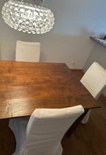 Ikea Esszimmer Stuhl Henriksdal 3x mit StoffHusse gebraucht 