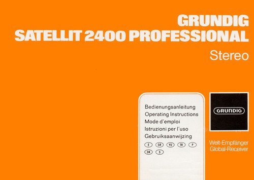 Bedienungsanleitung für