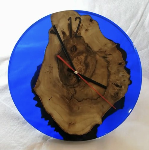 Epoxidharz wanduhr - epoxidharz,