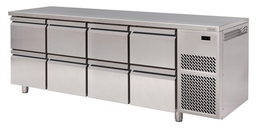 Gewerbe kühltisch profi4 - kühltisch, profi4/8