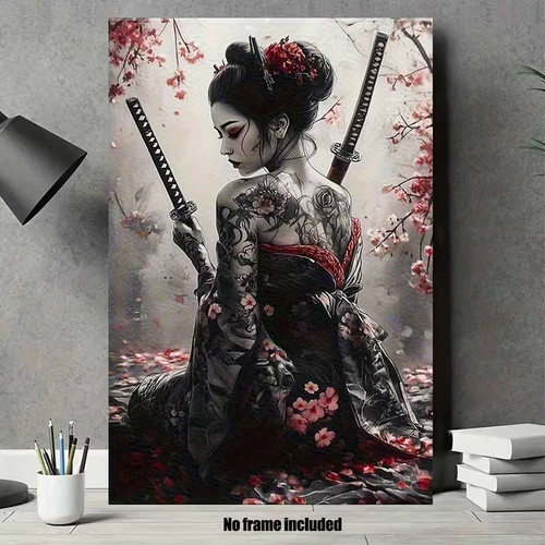 Leinwanddruck japan tattoo - ,