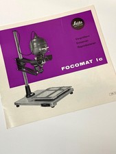 Leitz Focomat Ic Betriebsanleitung