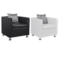 Sessel Kunstleder Armsessel