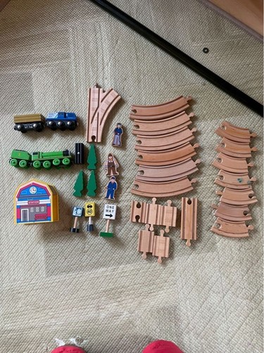 Thomas holzeisenbahn set - holzeisenbahn,
