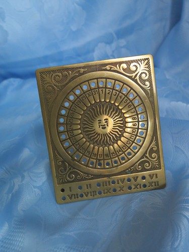 Vintage ewiger kalender - vintage,