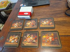 Vintage Pimpernel Untersetzer – 6er Set mit Blumenmotiven nit OVP ???