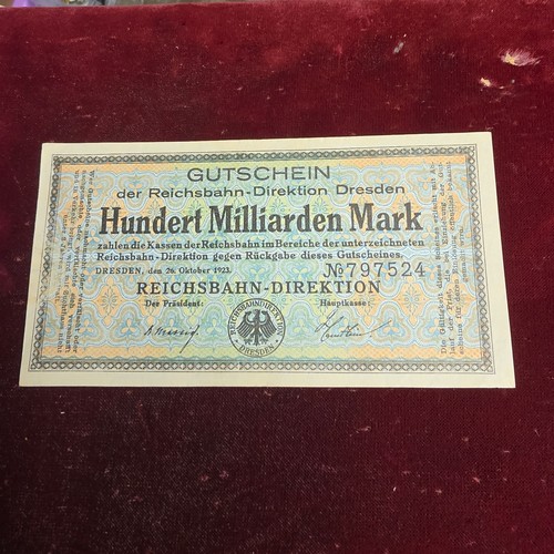 Alter geldschein 1923 - alter,
