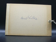 KUNST ALBUM 60 KRIEGSBILDER HANS LISKA 1944 SKIZZENBUCH KRIEGSSKIZZENBUCH