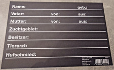 Kerbl Stalltafel Pferd