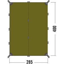 Tatonka Tarp 4 - Zeltplane -