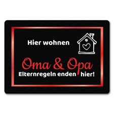 Hier wohnen Opa und Oma