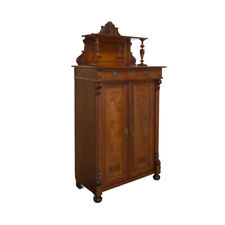 Vertiko mit Aufsatz Schrank Highboard Historismus Nussbaum B: 97 cm -11639-