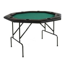 Profi Casino Pokertisch klappbar 8eckig 120 x 120cm Getränkehalter Armauflagen