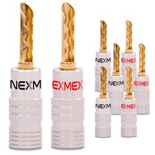 Hohl Bananenstecker 4mm 8x