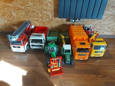 Konvolut Bruder Fahrzeuge Müllauto Traktor Usw
