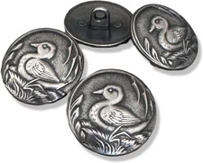 10x Antik Silber Metall