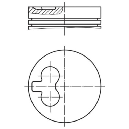 Kolben mahle 039 - 039, für