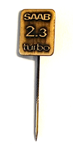 Saab turbo anstecknadel - 2.3,