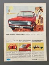 Ford Taunus 12M Oldtimer 1966 Vintage Ad Werbung Reklame