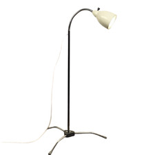 Steh Lampe Praxis Arzt Schwanenhals Boden Leuchte Midi Size Vintage 50er Jahre