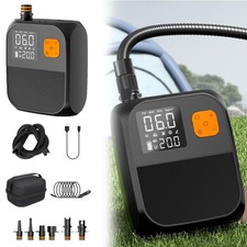 Elektrische Luftpumpe m/8000mAh Akku für Schlauchboote Luftmatratze Paddleboard