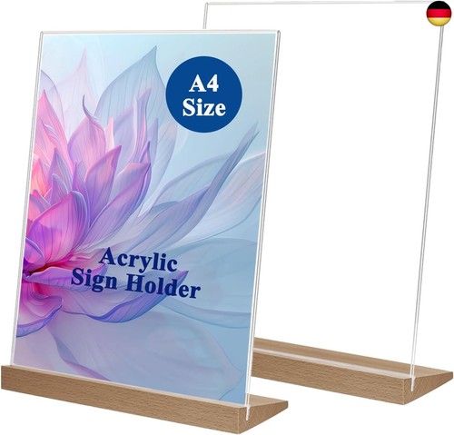 Stück acryl aufsteller a4 - stück,