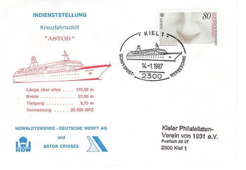 Schiffspost kreuzfahrtschiff - schiffspost,