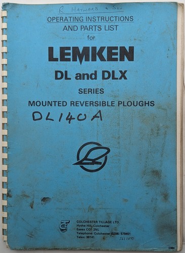Lemken dlx serie - &,