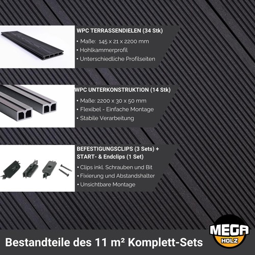 Wpc terrassendielen - wpc,