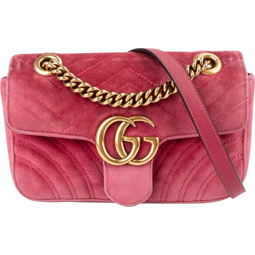 Gucci matelassé velvet - matelassé, gg