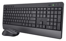 Trust Trezo Universal Tastatur RF Wireless  Schwarz