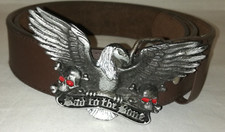 Neu Gürtelschnalle Biker Bad