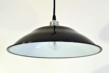 Fabriklampe schwarz 37cm