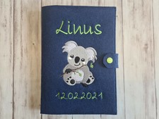 U-Heft Hülle Filz mit Name
